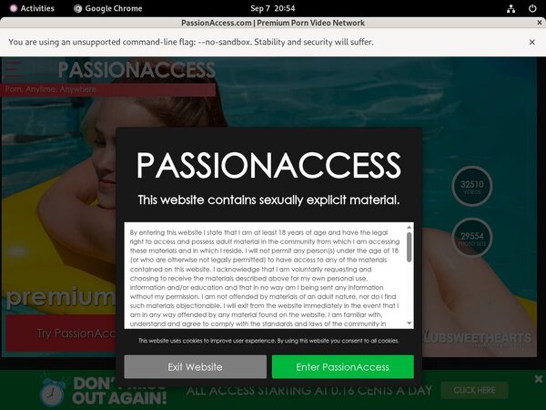 Access Passion Login Account