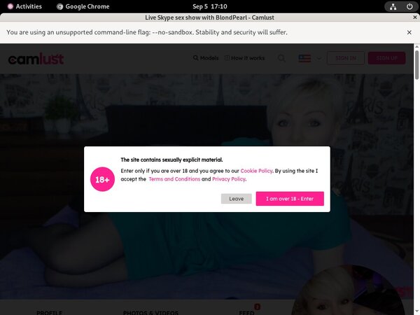 Account On Blond Pearl
