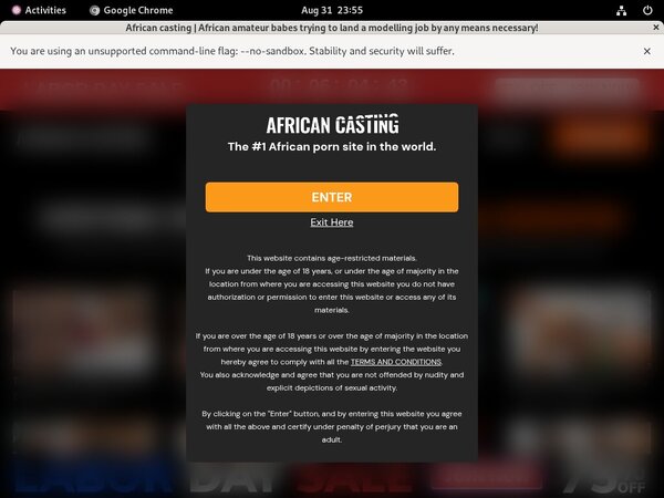 Africancasting.com Website Password
