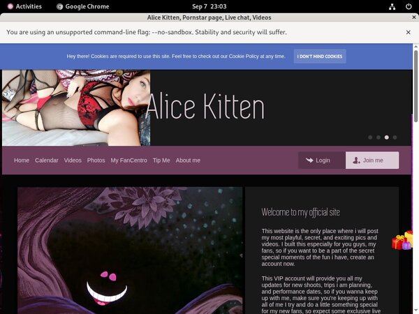 Alicekitten.modelcentro.com Join Free