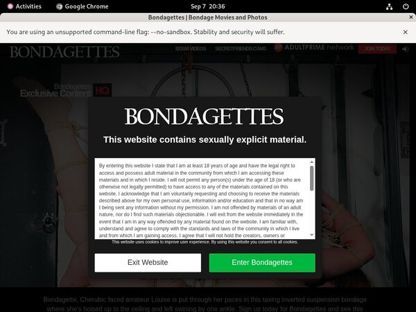 Bondagettes.com Passwords Forum