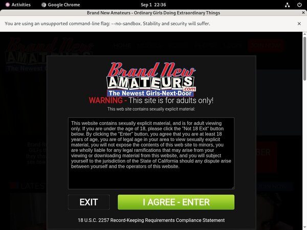 Brand New Amateurs Con