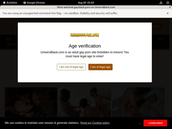 Buy Universblack.com Account