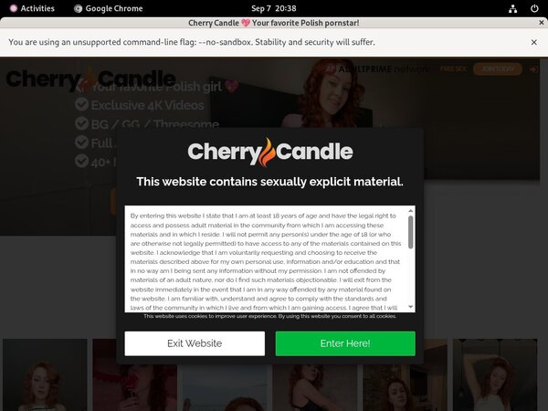 Cherry-candle.com Webbilling