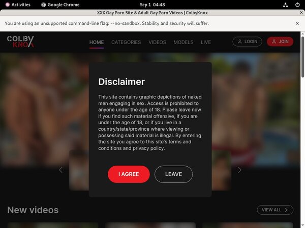 Colby Knox Accounts Password