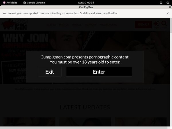 Cumpigmen.com Free Pass
