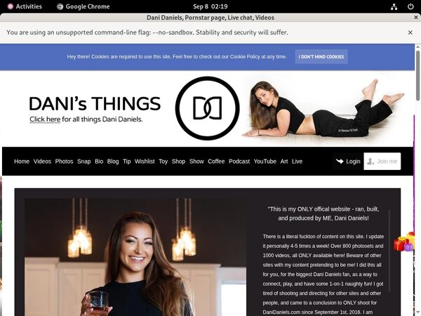 Dani Daniels With Bank Pay