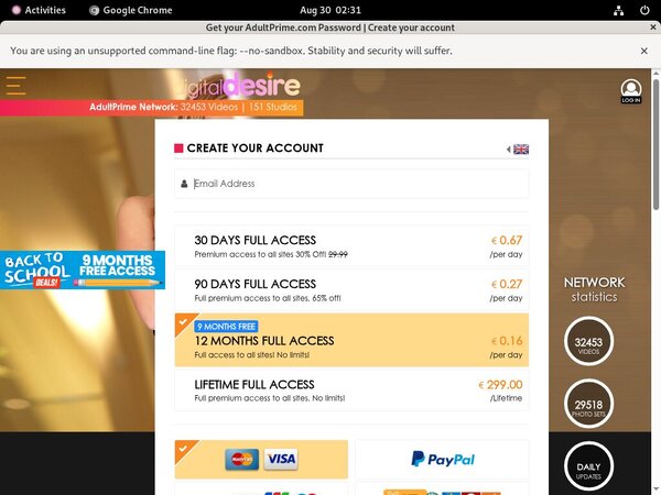 Digital Desire Network Login