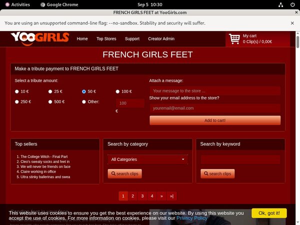 FRENCH GIRLS FEET App