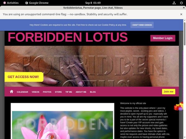 Forbiddenlotus Member Login