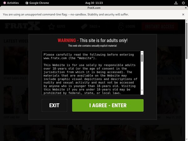 Fraternityx Vendo Discount