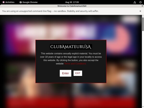 Free Account Club Amateur USA