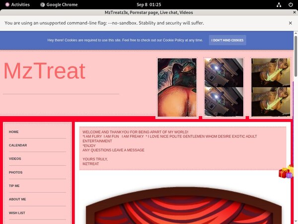 Free Accounts On MzTreatz3x