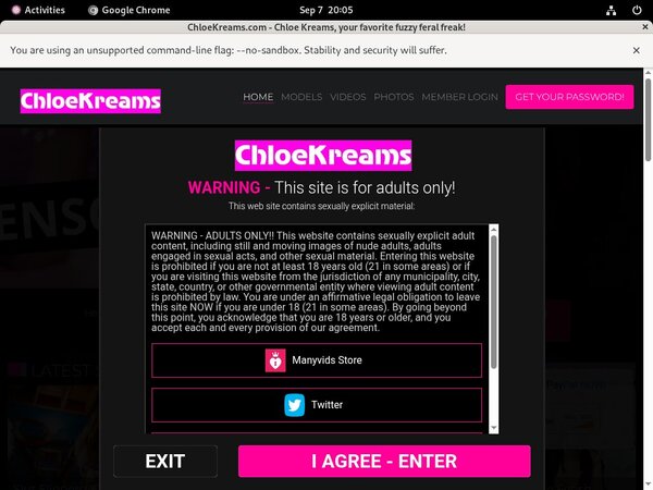 Free Chloekreams.com Free Chloekreams.com