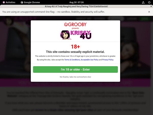 Get Krissy4u.com Trial Membership