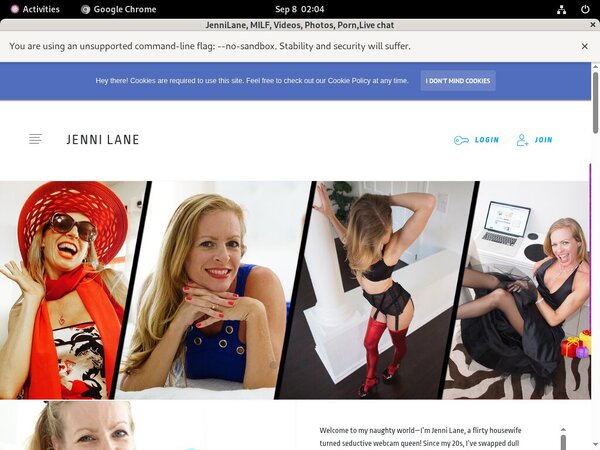 Jennilane Login Info