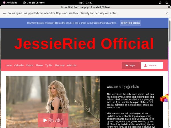 Jessieried.modelcentro.com Lesbian