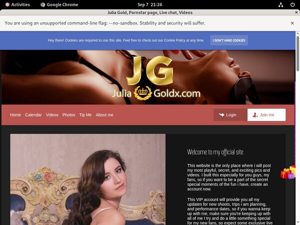 Julia Gold Trial Membership $1
