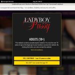 Ladyboy Pussy Free Premium Account