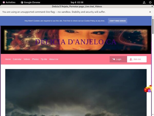 Login For Delicia D'Anjelo