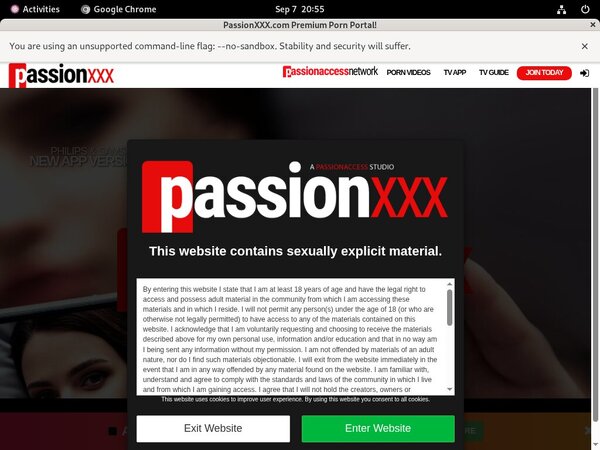 Login For Passion XXX