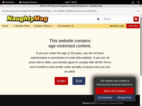 Naughty Mag Trial