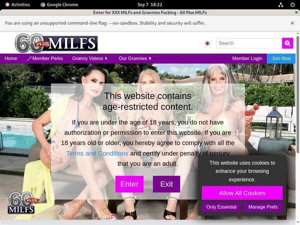 New 60plusmilfs.com Account