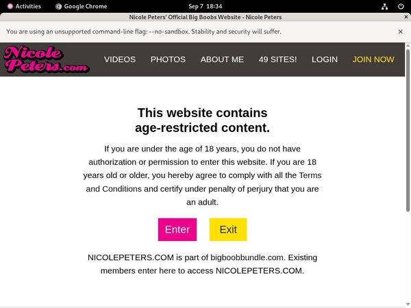Nicolepeters.com Register