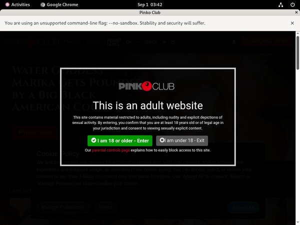 PinkO Club Login Info