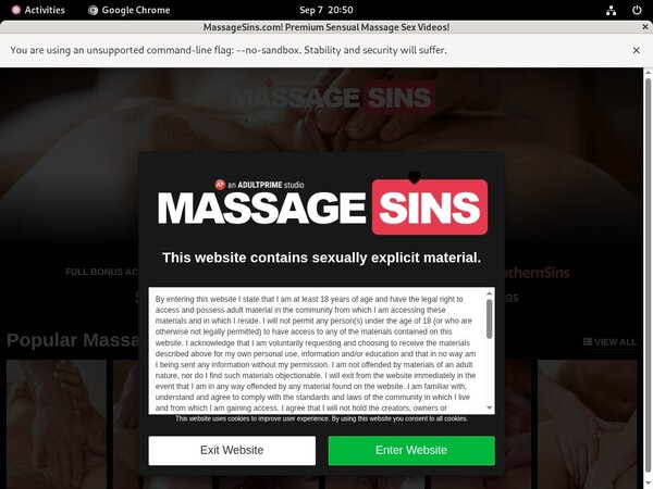Premium Account Massage Sins Free