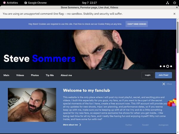 Premium Account Stevesommersxxx.com
