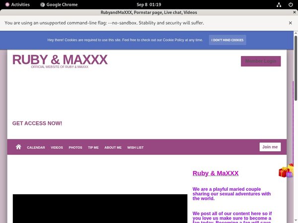 Rubyandmaxxx.modelcentro.com Accont