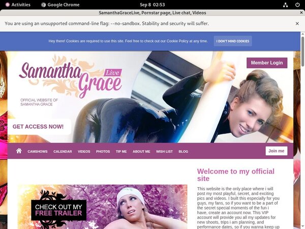 Samanthagracelive.modelcentro.com With Master Card Samanthagracelive.modelcentro.com With Master Card