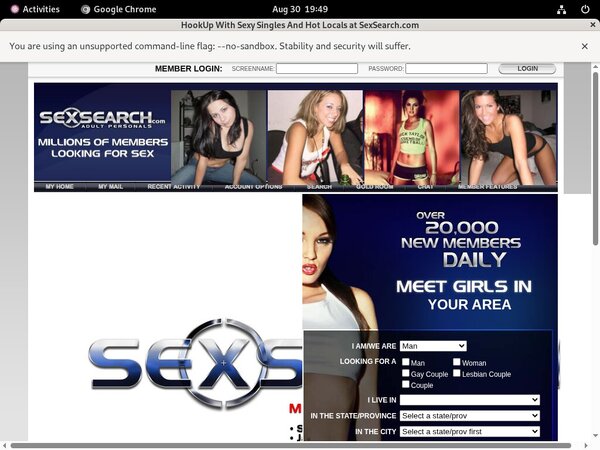 Sex Search Reduced Rate