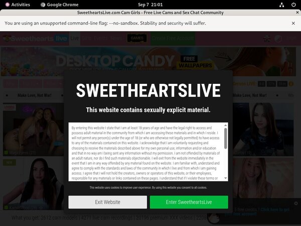 Sweetheartslive Paypal Discount
