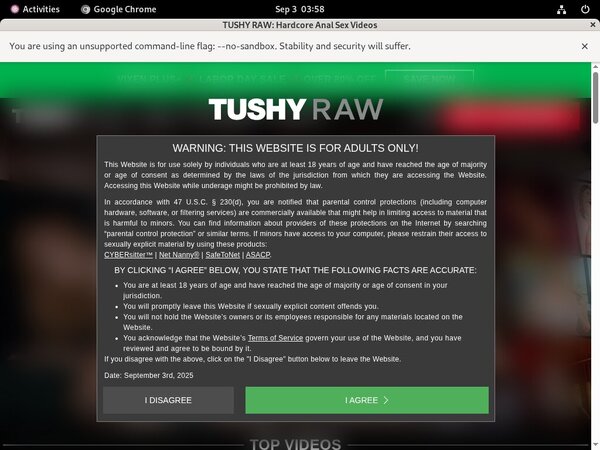 Tushyraw.com With ECheck