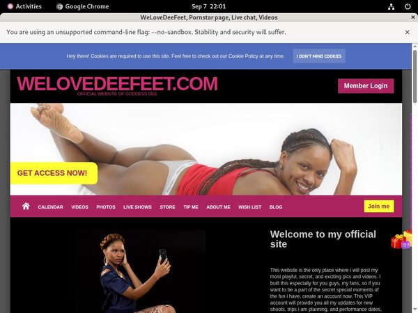 Welovedeefeet Account And Password