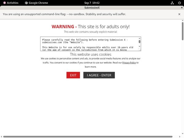 X Submissive Discount Trial