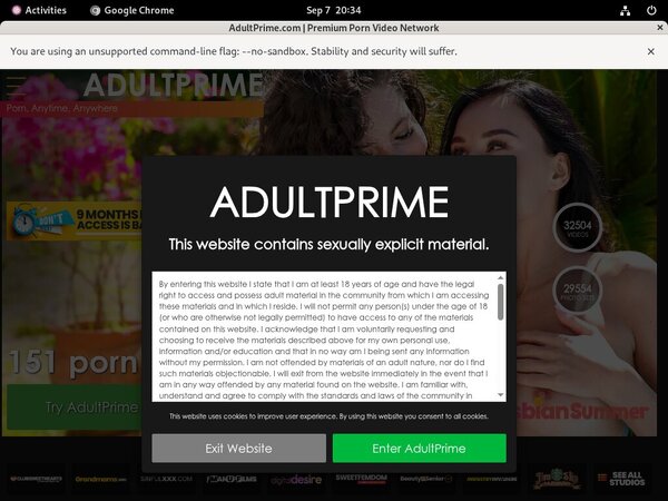 Adultprime.com Premium Login