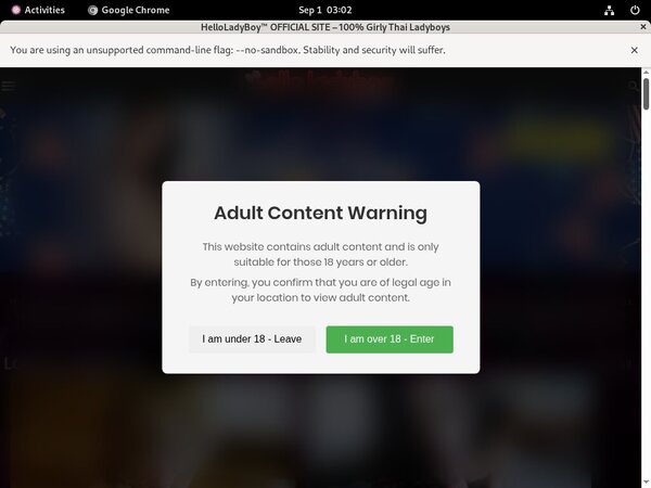 Helloladyboy.com Password Accounts