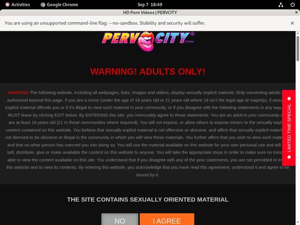 Pervcity Free Trial Membership
